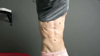 Handsome Czech Twink Boy Stroking His Massive Uncut Dick