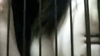 Japanese Bride Bound in Cage for Hardcore BDSM Slavery