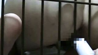 Japanese Bride Bound in Cage for Hardcore BDSM Slavery