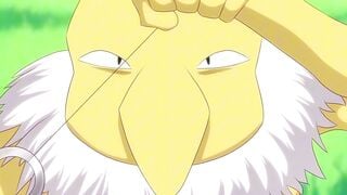 Pokemon waifu gets her gigantic ass wrecked in the forest