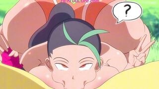Pokemon waifu gets her gigantic ass wrecked in the forest