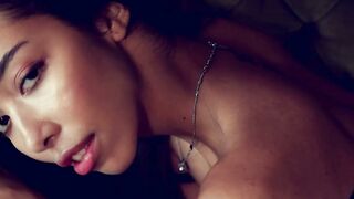 Lia Lin Rough Solo Toy Climax On Velvet Couch