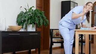 Nurse Taylee Wood Drains Sam's Dick Of Every Single Drop Of Semen For A Hefty Sum 8