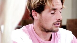 Tiny blonde hottie Chloe Temple gets her pussy filled with stepbrothers sperms