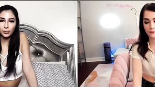 Big tit lesbian teaching petite bff how to finger ifo webcam