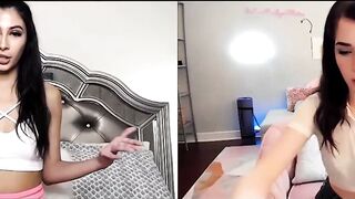 Big tit lesbian teaching petite bff how to finger ifo webcam