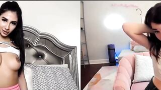 Big tit lesbian teaching petite bff how to finger ifo webcam