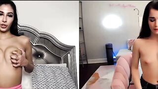 Big tit lesbian teaching petite bff how to finger ifo webcam