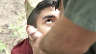 Taking a break and fuck the ass of Twink Scout