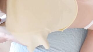 Neighbors cum inside my butt! Can I got pregnant