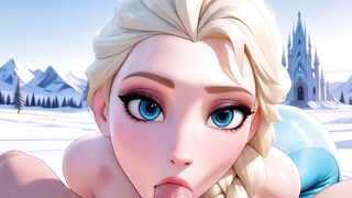Ready to see Elsa bouncing on cock like a snow bunny in heat?