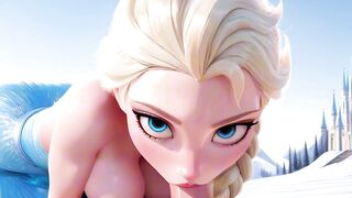 Ready to see Elsa bouncing on cock like a snow bunny in heat?