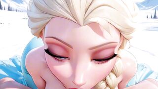 Ready to see Elsa bouncing on cock like a snow bunny in heat?