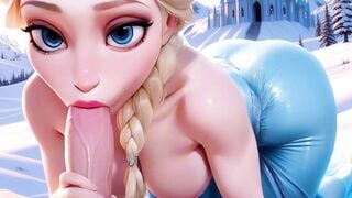 Ready to see Elsa bouncing on cock like a snow bunny in heat?