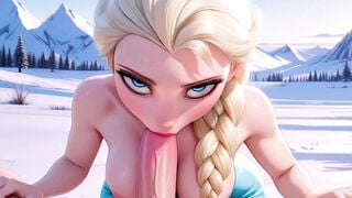 Ready to watch Elsa bouncing on penis like a snow bunny into heat?