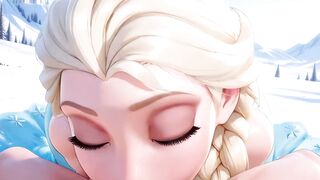 Ready to watch Elsa bouncing on penis like a snow bunny into heat?