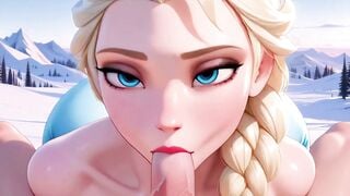 Ready to watch Elsa bouncing on penis like a snow bunny into heat?