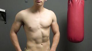 Fit Teen Gets Handjob From Stranger After Gym Workout