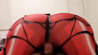 Curvy spider-pawg twerks on penis 11