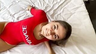 Amazingly hot Russian Star Lips grind rough penis with her titted and riding it with swe 9