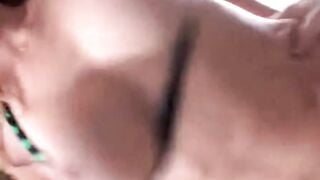 Huge breasted cougar catches step step son checking out - krissy lynn five