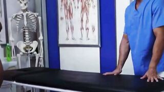 The physiotherapist offer me a rubs with a happy ending 115