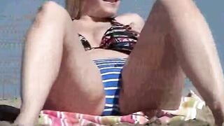 Huge Boobs Huge Booty Amazing hot Blonde sluts ride The Long Cock Surfer to drain his Nuts f five