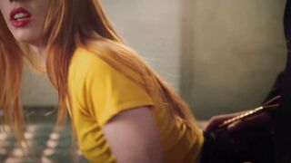 Madi Collins Skinny Redhead Deepthroats & Squirts During Hardcore Anal