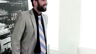 Maid Bridgette B cleans boss's penis as well