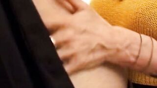 Tattooed Gigolo Gets Deepthroated By Horny Italian Woman In Yellow Top