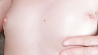 Oily Massage Handjob with a Big Cock for a German Redhead Teen