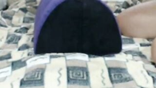 Big Ass Latina Masturbates With Dildo On Webcam