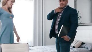 Jayne Calloway Sucks Draven Navarro's Hard Cock Before Bareback Ass Fuck