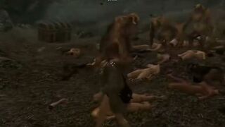 3D Cave Guro: Rough Monster Fucking in Dark Dungeon