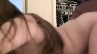Big Natural Tits Amateur Takes on a Big Cock BBC