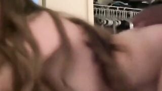 Big Natural Tits Amateur Takes on a Big Cock BBC