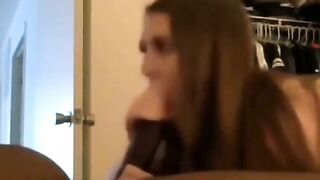 Big Natural Tits Amateur Takes on a Big Cock BBC