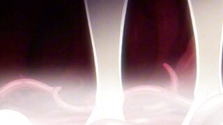 A Short Detour: Frieren takes raw tentacle DP & x-ray creampie inside the den