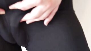 Step Sis Lets You Cum Inside Her Tight Black Bike Shorts And Lingerie
