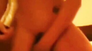 Amateur Olivia Toying Both Holes Wild Solo Masturbation