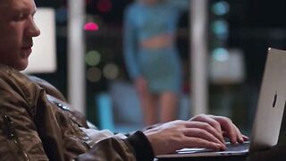 Petite Blonde Sucks Cock And Swallows Cum In Amateur Harem Scene