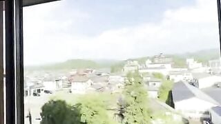 浮気な奥さんと旅館でバック1