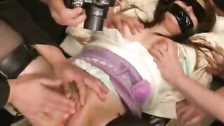 Japanese Girl Forced Into Double Penetration During Captivity