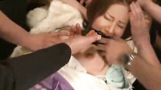 Japanese Girl Forced Into Double Penetration During Captivity