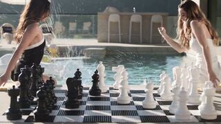 Molly Little & Xxlayna Marie Deepthroat Alberto Blanco in Hidden Poolside Threesome