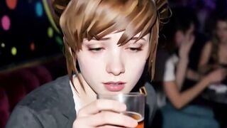Kate AI Gangbang Party: Drunk Girl Sucks Cock at Wild Night Club