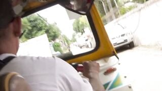 Pimp Blue Picks Up Thai Girl In Tuk Tuk For Big White Cock Hotel Sex