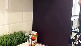 Slender Stepson Sucks Cock Before Deep Anal Gape Creampie