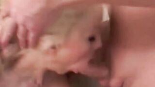 Big Titted Blonde Mom Deepthroats And Swallows Amateur Cumshot