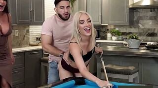 Leigh Livingston & Niya Yu Tag Team Stepson's Big Dick